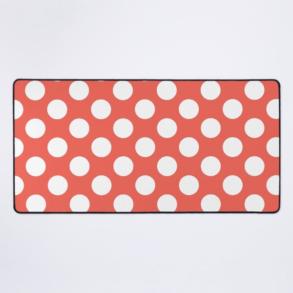 Item preview, Large white polka dots on coral designed and sold by Nolan6.