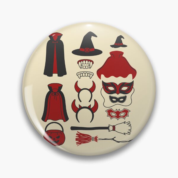 Item preview, Halloween Costume Accessories Flat Vector Illustration Set designed and sold by NUSA NIPA.