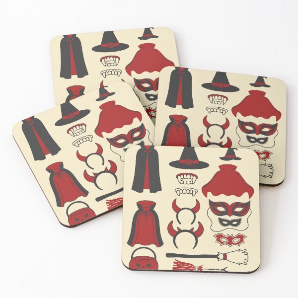 Item preview, Halloween Costume Accessories Flat Vector Illustration Set designed and sold by NUSA NIPA.