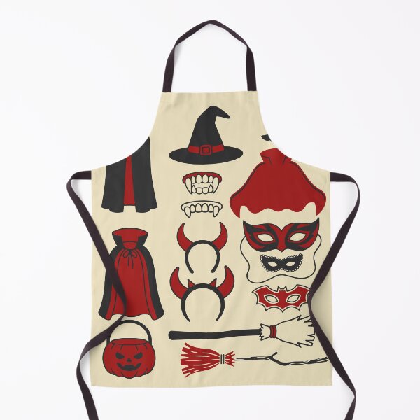 Item preview, Halloween Costume Accessories Flat Vector Illustration Set designed and sold by NUSA NIPA.