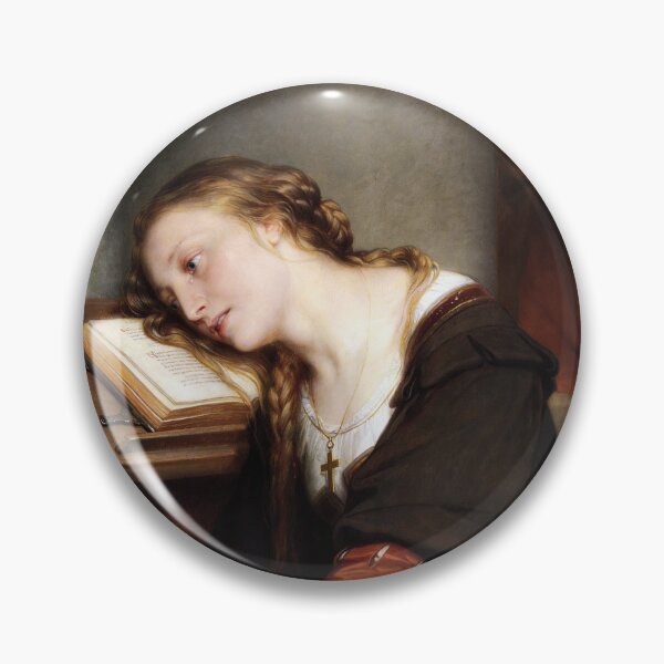 Item preview, Margaret in the Church by Nicaise De Keyser designed and sold by The Breathing Paint.