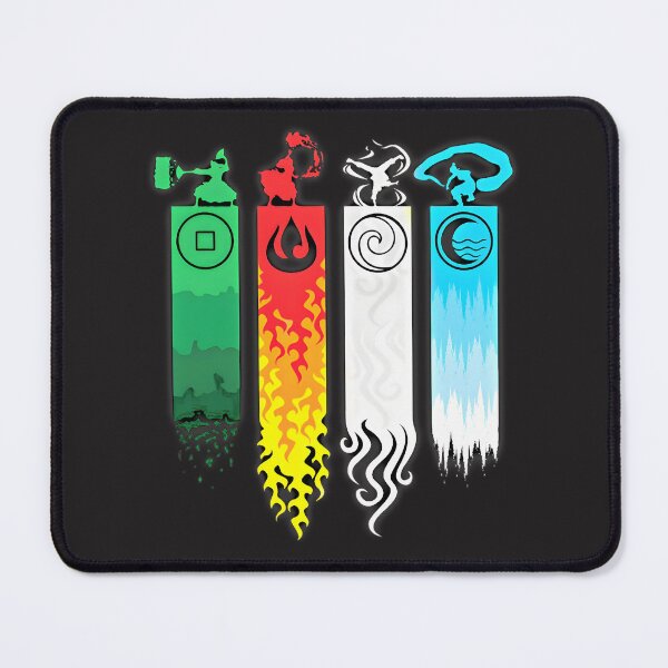 Item preview, Elemental Bending Avatar Inspired Design Featuring Air, Water, Earth, and Fire Powers designed and sold by Mostafa177.