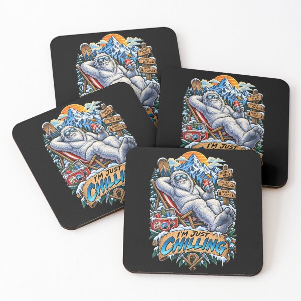 Item preview, Chillin' Yeti Mountain Escape designed and sold by Gabriela Mihai.