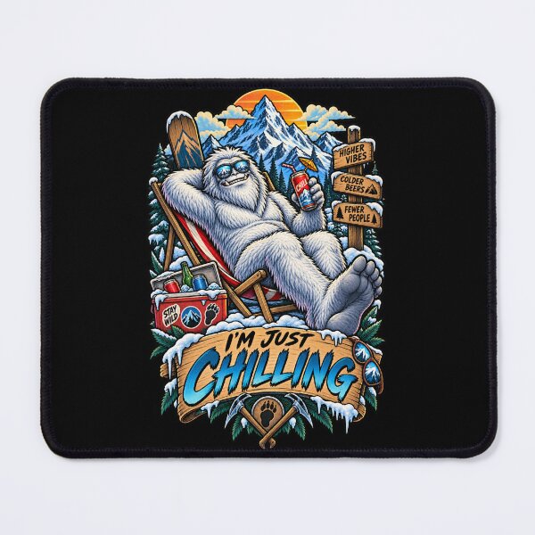 Item preview, Chillin' Yeti Mountain Escape designed and sold by Gabriela Mihai.