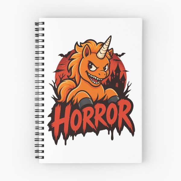 Item preview, Orange Unicorn Horror Buddy Movie Inspired Fantasy Creature Design designed and sold by SilverNox.