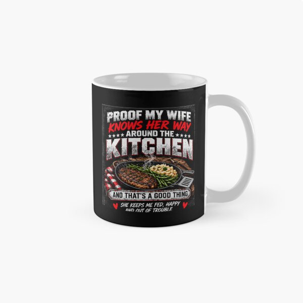 Item preview, Proof My Wife Can Cook – Funny Husband Shirt designed and sold by HomeSafeTrades.