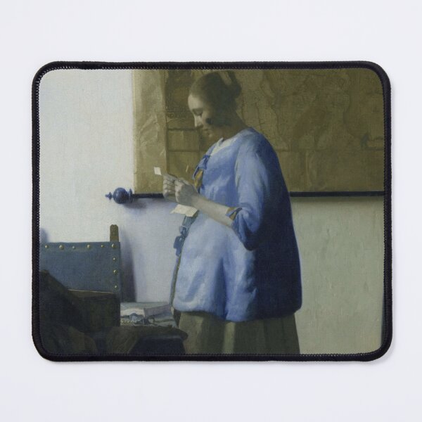 Item preview, Woman in Blue Reading a Letter – Johannes Vermeer designed and sold by Shoupay.