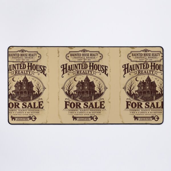Item preview, Haunted House Realty Agent – Funny Halloween Costume designed and sold by DoodleDooArt.