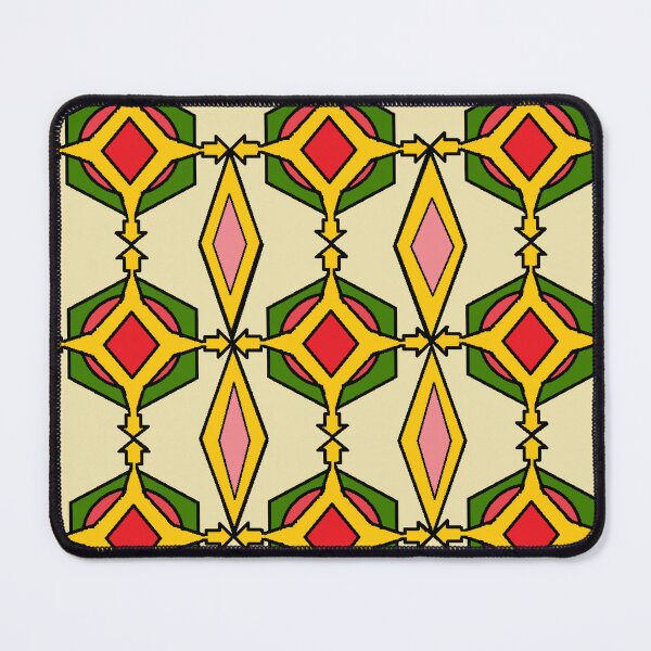 Item preview, Traditional Anatolian Geometric Tile Pattern with Colorful Shapes designed and sold by Laremsaart.