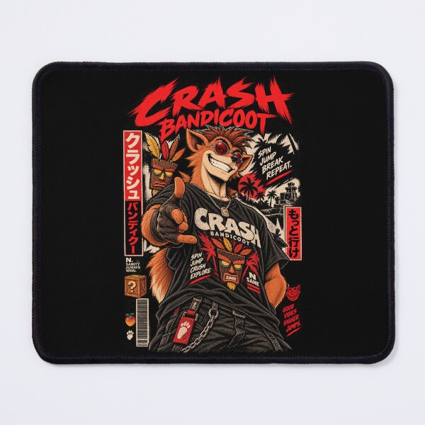 Item preview, Crash Bandicoot Streetwear Mayhem designed and sold by Gabriela Mihai.