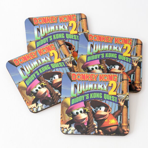 Item preview, Donkey Kong Country 2 game poster designed and sold by colliophoto.