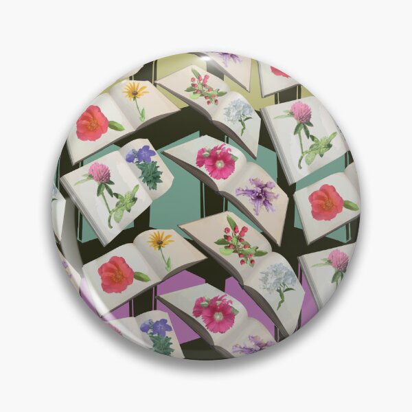 Item preview, Jewel Tone Botanical Books Zig Zags designed and sold by Digitalmyth's Designs.