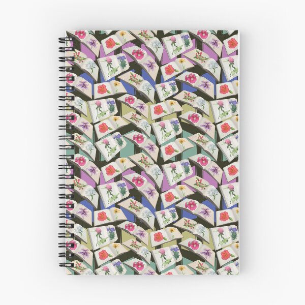 Item preview, Jewel Tone Botanical Books Zig Zags designed and sold by Digitalmyth's Designs.