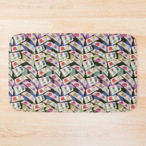 Item preview, Jewel Tone Botanical Books Zig Zags designed and sold by Digitalmyth's Designs.