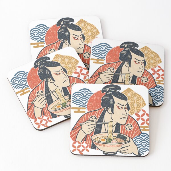 Item preview, Vintage Ukiyo-e Kabuki Ramen – Japanese Art Retro Graphic designed and sold by アミヤジャ.