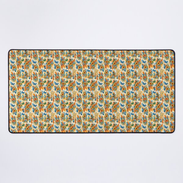Item preview, Vibrant Boho Sunflower & Dreamcatcher Seamless Pattern designed and sold by ZanyPaintbrush.