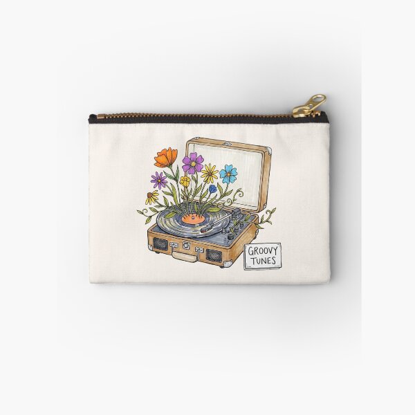 Item preview, Vintage Record Player Floral Groovy Tunes designed and sold by IriArt-Designs.