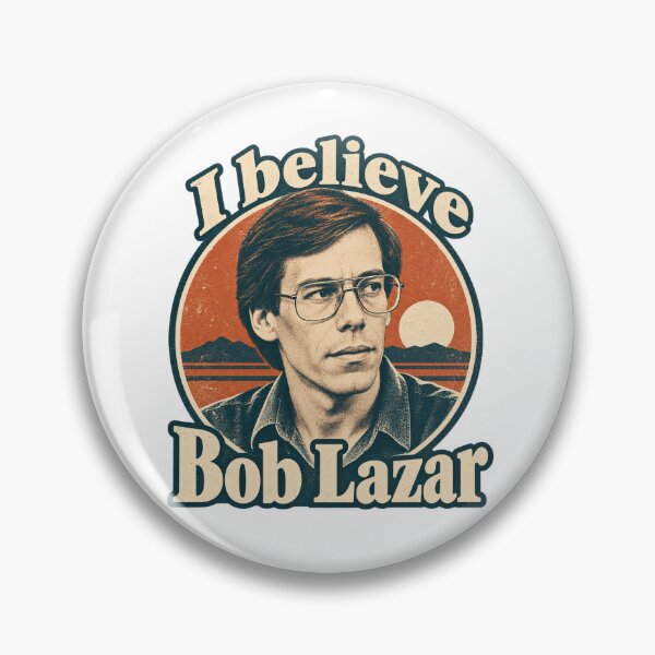 Item preview, I believe Bob Lazar - Retro Screenprint Portrait designed and sold by thefreezoneart.