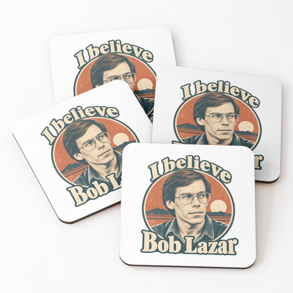 Item preview, I believe Bob Lazar - Retro Screenprint Portrait designed and sold by thefreezoneart.