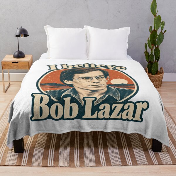 Item preview, I believe Bob Lazar - Retro Screenprint Portrait designed and sold by thefreezoneart.