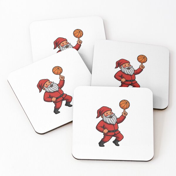 Item preview, Christmas Basketball Santa Shirt – Funny Sports Holiday Tee designed and sold by KERK Art and Design.