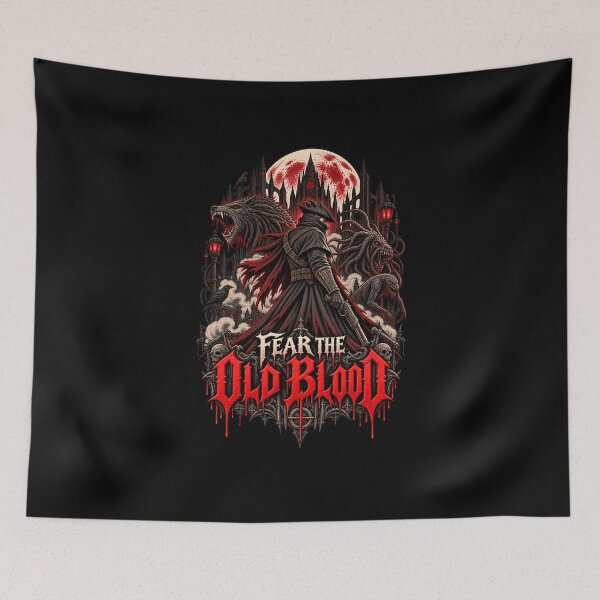 Item preview, Bloodborne Fear the Old Blood Hunter Gothic Horror designed and sold by Pandaburba.