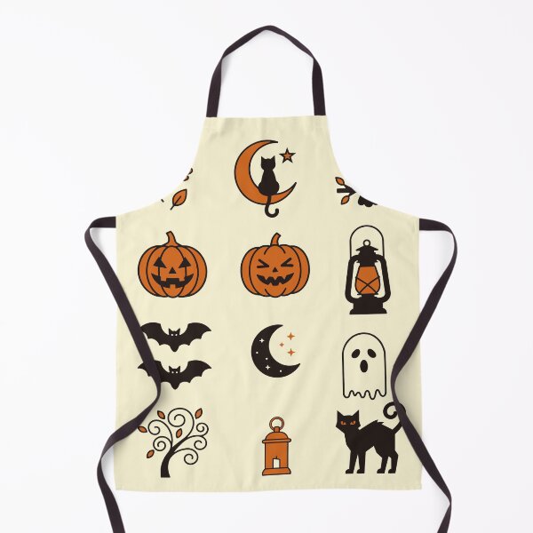 Item preview, Autumn Halloween Night Icons Flat Vector Illustration designed and sold by NUSA NIPA.