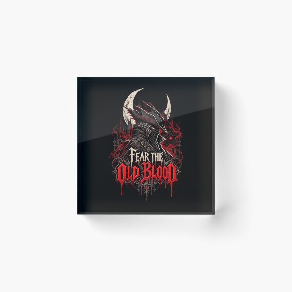 Item preview, Fear the Old Blood Bloodborne Hunter designed and sold by Pandaburba.