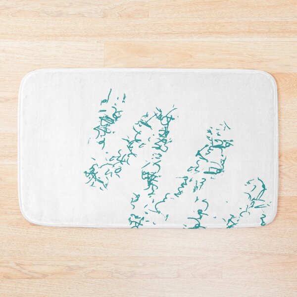 Item preview, Cyan Scribble lines chaotic grunge brush stroke designed and sold by MagicMaker1984.