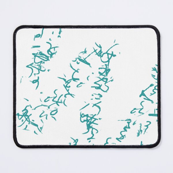 Item preview, Cyan Scribble lines chaotic grunge brush stroke designed and sold by MagicMaker1984.