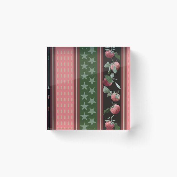 Item preview, Farm Fresh Apples Stripes designed and sold by Digitalmyth's Designs.