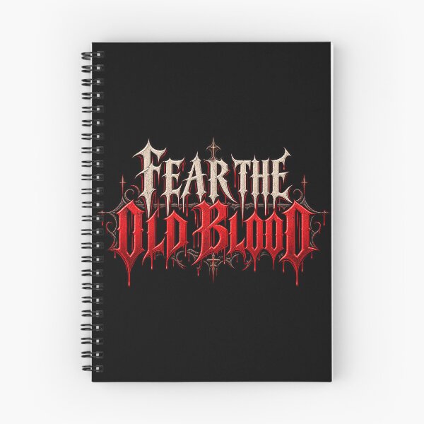 Item preview, Fear the Old Blood Bloodborne Gothic Typography designed and sold by Pandaburba.