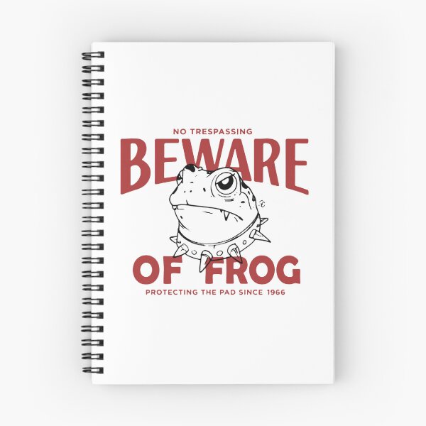 Item preview, Beware Of Frog - No Trespassing - Protecting The Pad Since 1966 designed and sold by AmeristraliaDs.