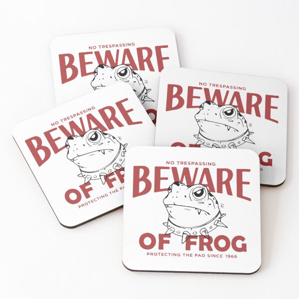 Item preview, Beware Of Frog - No Trespassing - Protecting The Pad Since 1966 designed and sold by AmeristraliaDs.