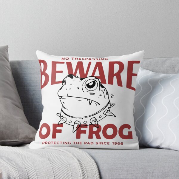 Item preview, Beware Of Frog - No Trespassing - Protecting The Pad Since 1966 designed and sold by AmeristraliaDs.