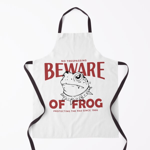 Item preview, Beware Of Frog - No Trespassing - Protecting The Pad Since 1966 designed and sold by AmeristraliaDs.