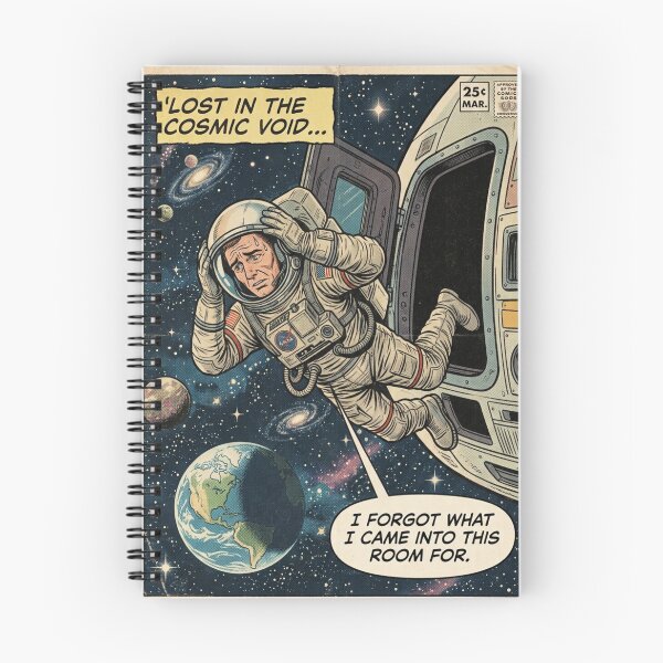 Item preview, Lost in the Cosmic Void — Astronaut Forgetfulness Comic designed and sold by Imaginary-Sound.