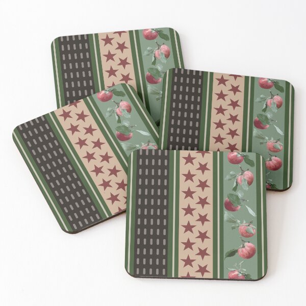 Item preview, Cool Farm Fresh Apples Stripes designed and sold by Digitalmyth's Designs.
