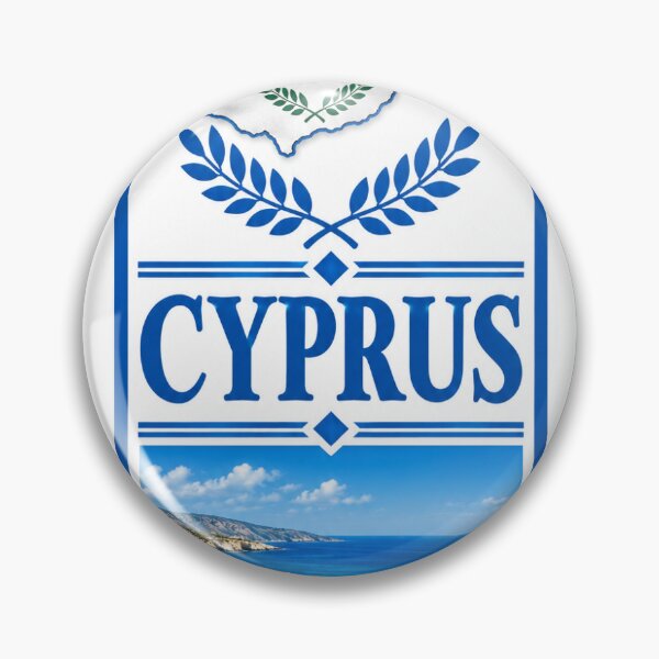 Item preview, Cyprus designed and sold by BikeStickerStore.