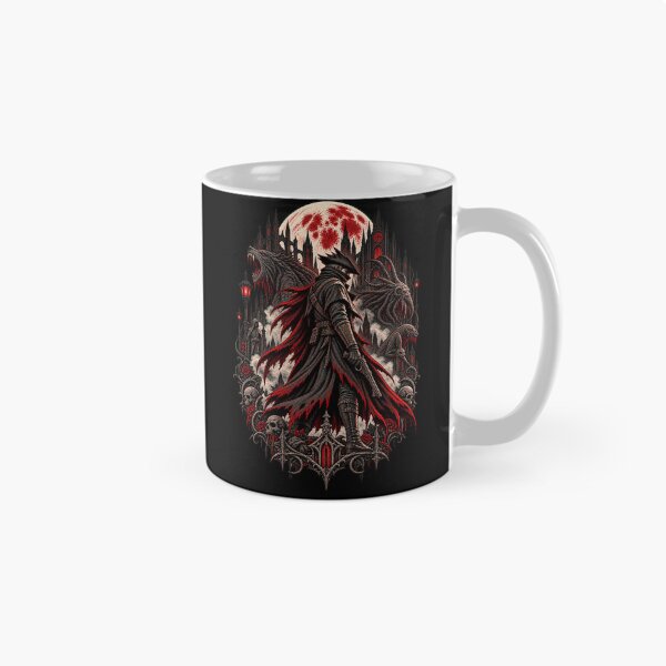 Item preview, Bloodborne Hunter Yharnam Blood Moon Gothic Horror designed and sold by Pandaburba.