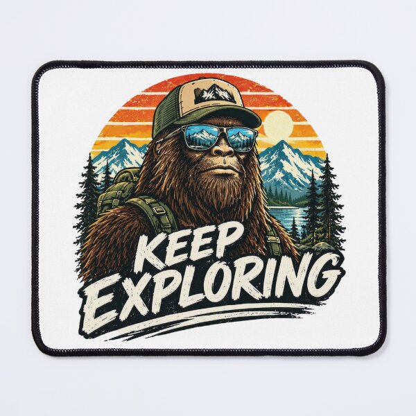 Item preview, Bigfoot Explorer Keep Exploring designed and sold by GabeMountainArt.