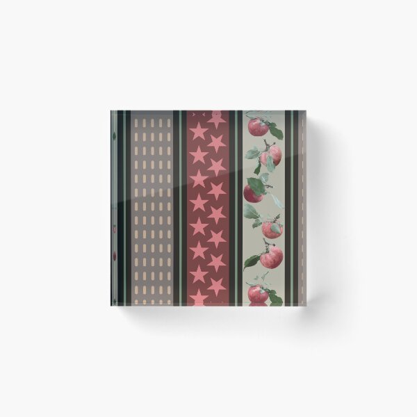 Item preview, Red Farm Fresh Apples Stripes designed and sold by Digitalmyth's Designs.