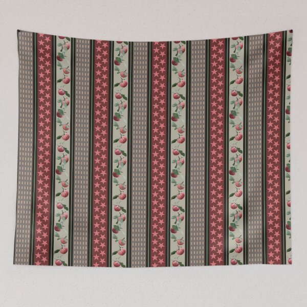 Item preview, Red Farm Fresh Apples Stripes designed and sold by Digitalmyth's Designs.