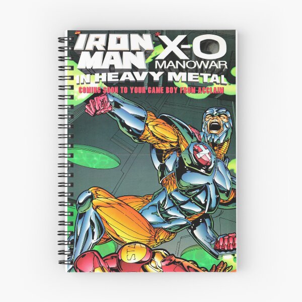 Item preview, Iron Man X-O Manowar in Heavy Metal game poster designed and sold by colliophoto.
