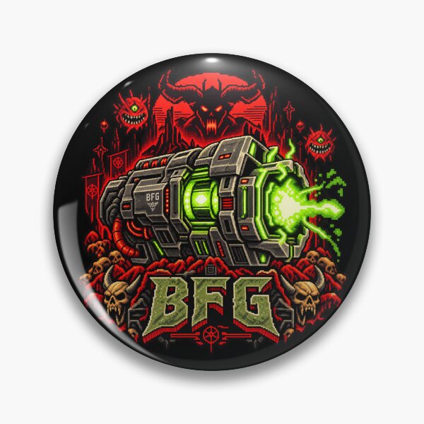 Item preview, Doom BFG 9000 Gran Pistola Retro FPS designed and sold by Pandaburba.