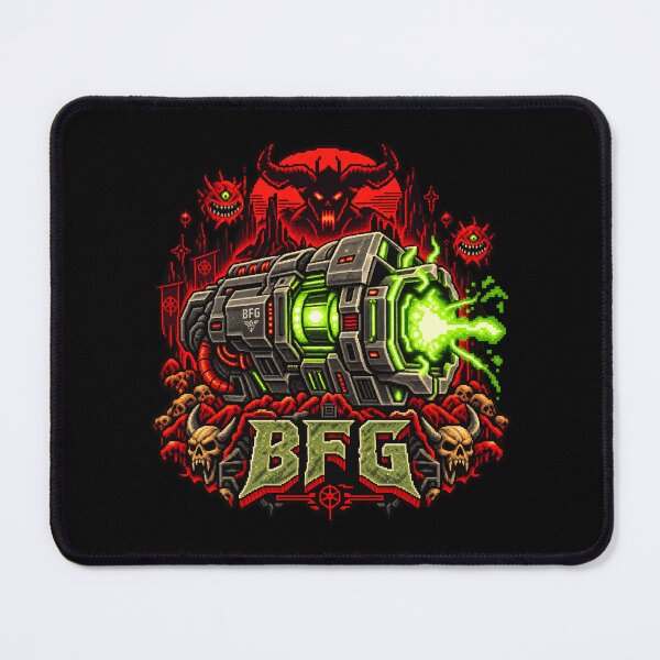 Item preview, Doom BFG 9000 Big Freaking Gun Retro FPS designed and sold by Pandaburba.