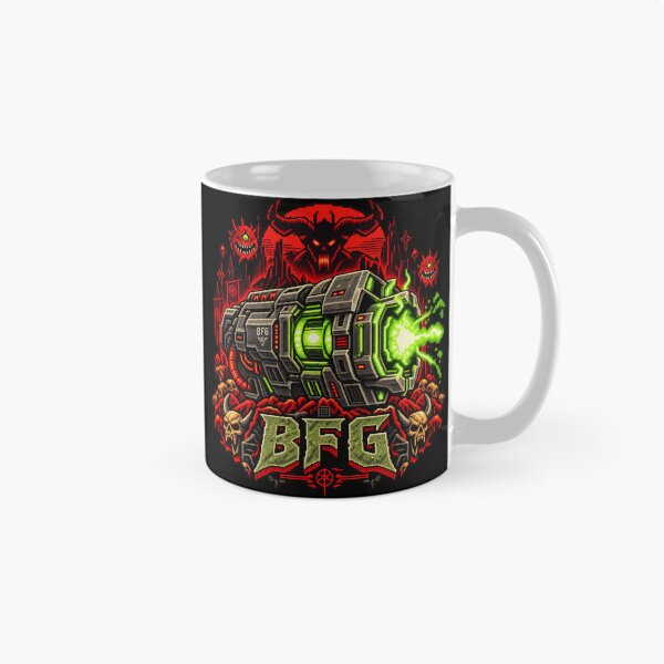 Item preview, Doom BFG 9000 Big Freaking Gun Retro FPS designed and sold by Pandaburba.