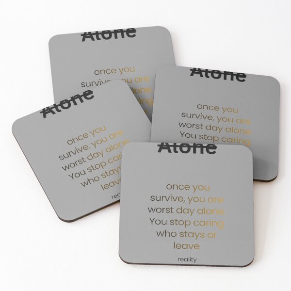 Item preview, Alone Worst Day Survive Motivational Quote designed and sold by Mr besho.