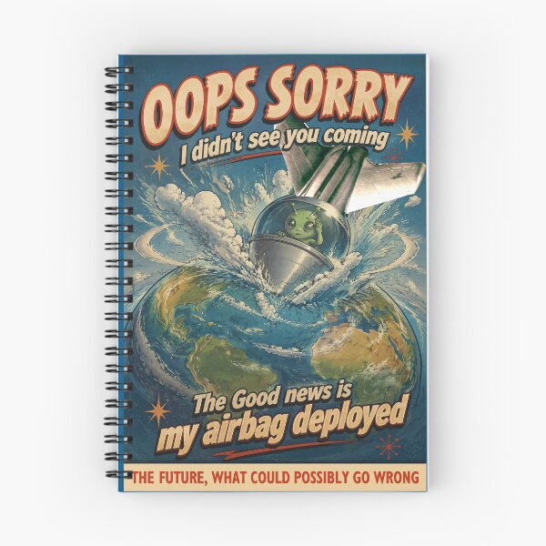 Item preview, Oops sorry. THE FUTURE, What could possibly go wrong designed and sold by Spyinthesky.