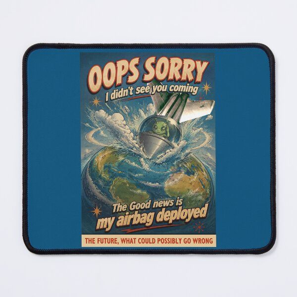 Item preview, Oops sorry. THE FUTURE, What could possibly go wrong designed and sold by Spyinthesky.